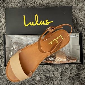 Brown Lulus sandals